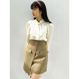 タイネックサテンブラウス | dazzlin | 詳細画像9 