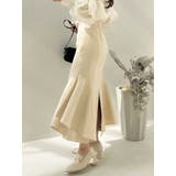 セミフレアラインジャカードスカート | dazzlin | 詳細画像1