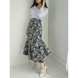 セミフレアラインジャカードスカート | dazzlin | 詳細画像10