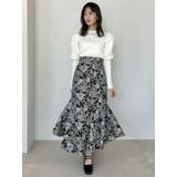 セミフレアラインジャカードスカート | dazzlin | 詳細画像5