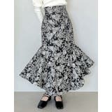 セミフレアラインジャカードスカート | dazzlin | 詳細画像7