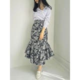 セミフレアラインジャカードスカート | dazzlin | 詳細画像9