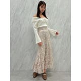 リーフフラワーレーススカート | dazzlin | 詳細画像11 