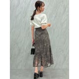 リーフフラワーレーススカート | dazzlin | 詳細画像13 