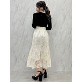 リーフフラワーレーススカート | dazzlin | 詳細画像26 