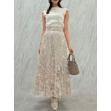 リーフフラワーレーススカート | dazzlin | 詳細画像6 