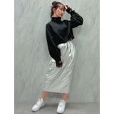 メタリックコクーンスカート | dazzlin | 詳細画像9