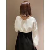 チュールスリーブロゴプルオーバー | dazzlin | 詳細画像4 