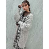 ブレンドカラーミドルカーディガン | dazzlin | 詳細画像18