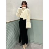 ショートビットフェイクファーコート | dazzlin | 詳細画像28 