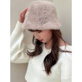 スクエアロゴブローチ | dazzlin | 詳細画像1 