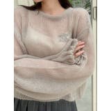 スクエアロゴブローチ | dazzlin | 詳細画像18 