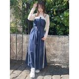 パイピングラインオーバーサロペット | dazzlin | 詳細画像7 