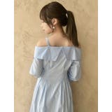 ウエストタックオフショルシャツワンピース | dazzlin | 詳細画像29