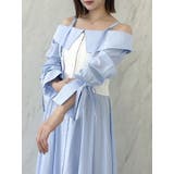 ウエストタックオフショルシャツワンピース | dazzlin | 詳細画像50