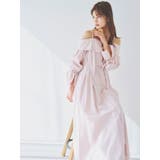ウエストタックオフショルシャツワンピース | dazzlin | 詳細画像7
