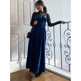 インディゴ | ジップシェイプキャミワンピース | dazzlin