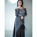 チュールギャザービスチェカットワンピース | dazzlin | 詳細画像10