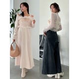 チュールギャザービスチェカットワンピース | dazzlin | 詳細画像11