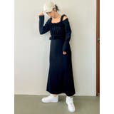 チュールギャザービスチェカットワンピース | dazzlin | 詳細画像37