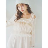 チュールギャザービスチェカットワンピース | dazzlin | 詳細画像5