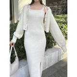【セットアップ対応】ミニシャギーラメニットキャミワンピース | dazzlin | 詳細画像9