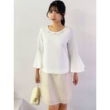 ジャカード切替サックワンピース | dazzlin | 詳細画像1 