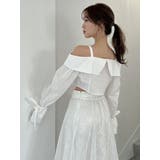 キャンディースリーブオフショルシャツブラウス | dazzlin | 詳細画像43 