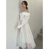 キャンディースリーブオフショルシャツブラウス | dazzlin | 詳細画像44 