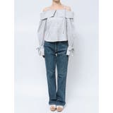 キャンディースリーブオフショルシャツブラウス | dazzlin | 詳細画像49 