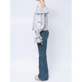 キャンディースリーブオフショルシャツブラウス | dazzlin | 詳細画像50 