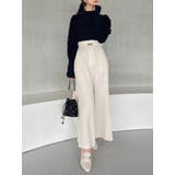 フリルスリットワイドパンツ | dazzlin | 詳細画像10 