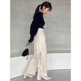 フリルスリットワイドパンツ | dazzlin | 詳細画像11 