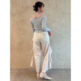 フリルスリットワイドパンツ | dazzlin | 詳細画像16 