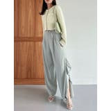 フリルスリットワイドパンツ | dazzlin | 詳細画像4 