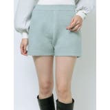 ブルー | ニットショートパンツ | dazzlin