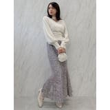 スパンコールレースマーメイドスカート | dazzlin | 詳細画像11