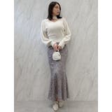 スパンコールレースマーメイドスカート | dazzlin | 詳細画像12