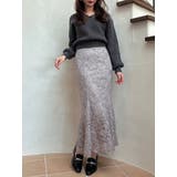 スパンコールレースマーメイドスカート | dazzlin | 詳細画像14