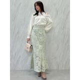 スパンコールレースマーメイドスカート | dazzlin | 詳細画像3