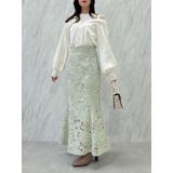 スパンコールレースマーメイドスカート | dazzlin | 詳細画像4