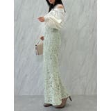 スパンコールレースマーメイドスカート | dazzlin | 詳細画像5