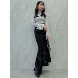 スパンコールレースマーメイドスカート | dazzlin | 詳細画像6