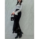 スパンコールレースマーメイドスカート | dazzlin | 詳細画像8