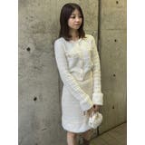 【原かれんコラボ】裾エコファーニットツイードミニスカート | dazzlin | 詳細画像19 