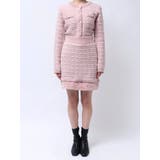 【原かれんコラボ】裾エコファーニットツイードミニスカート | dazzlin | 詳細画像46 