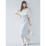 タイトギャザータックスカート | dazzlin | 詳細画像3