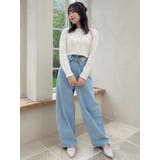 カーブラインデニムパンツ | dazzlin | 詳細画像38 