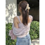 【セットアップ対応】ミニシャギーラメニットキャミ | dazzlin | 詳細画像8