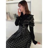 フロントホック長袖フリルトップス | dazzlin | 詳細画像13 